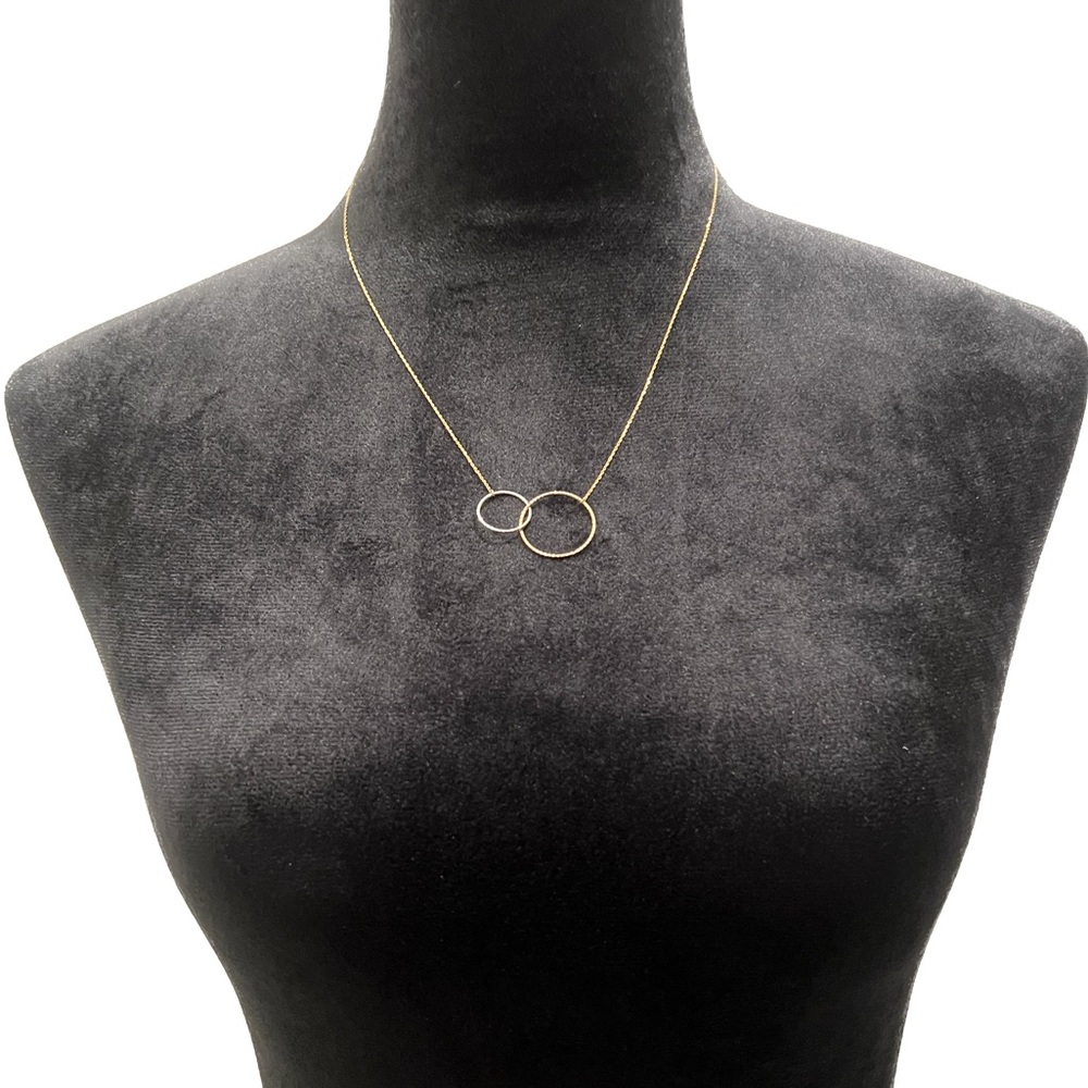 Lana Jewelry 14K Gold Interlocking Circles Necklace
